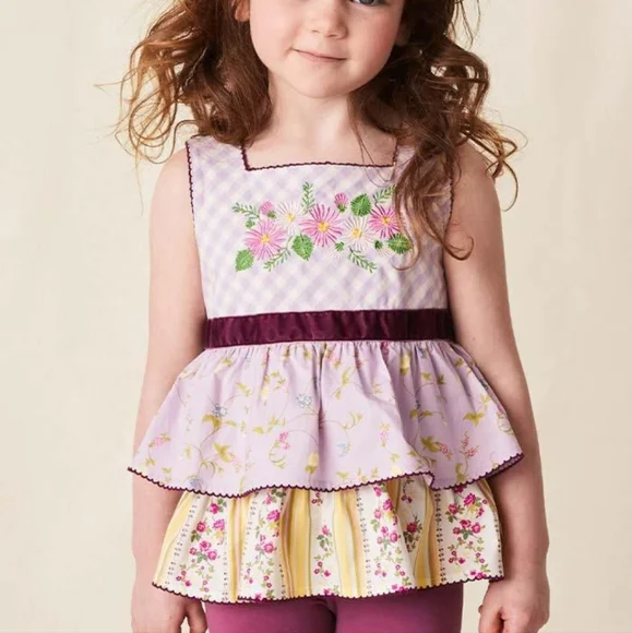 Matilda Jane Prudence Gingham Tunic Top - Picture 2 of 9